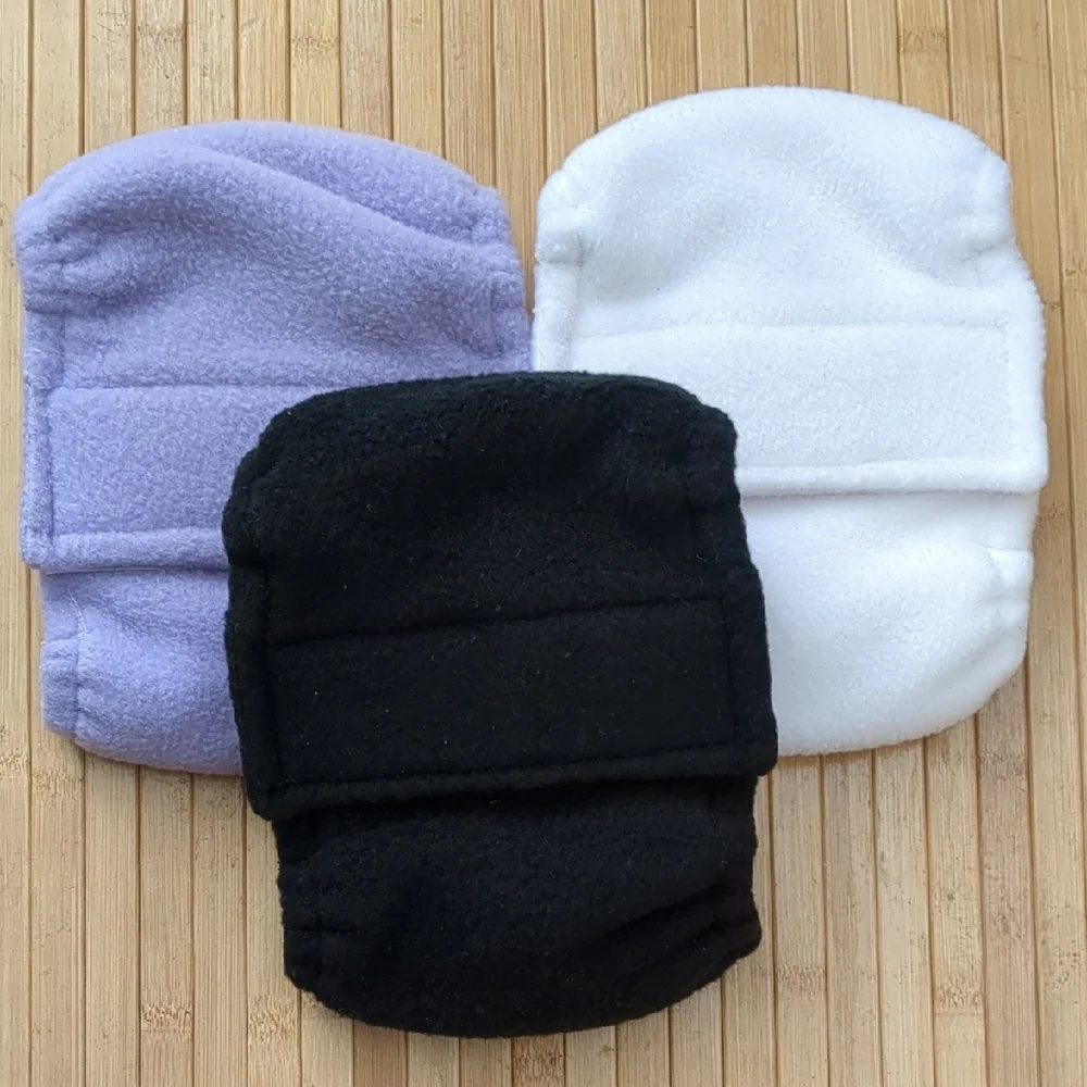 Male Dog Belly Bands Diapers, Set of 3, Super Soft Fleece, NEW, Size Large